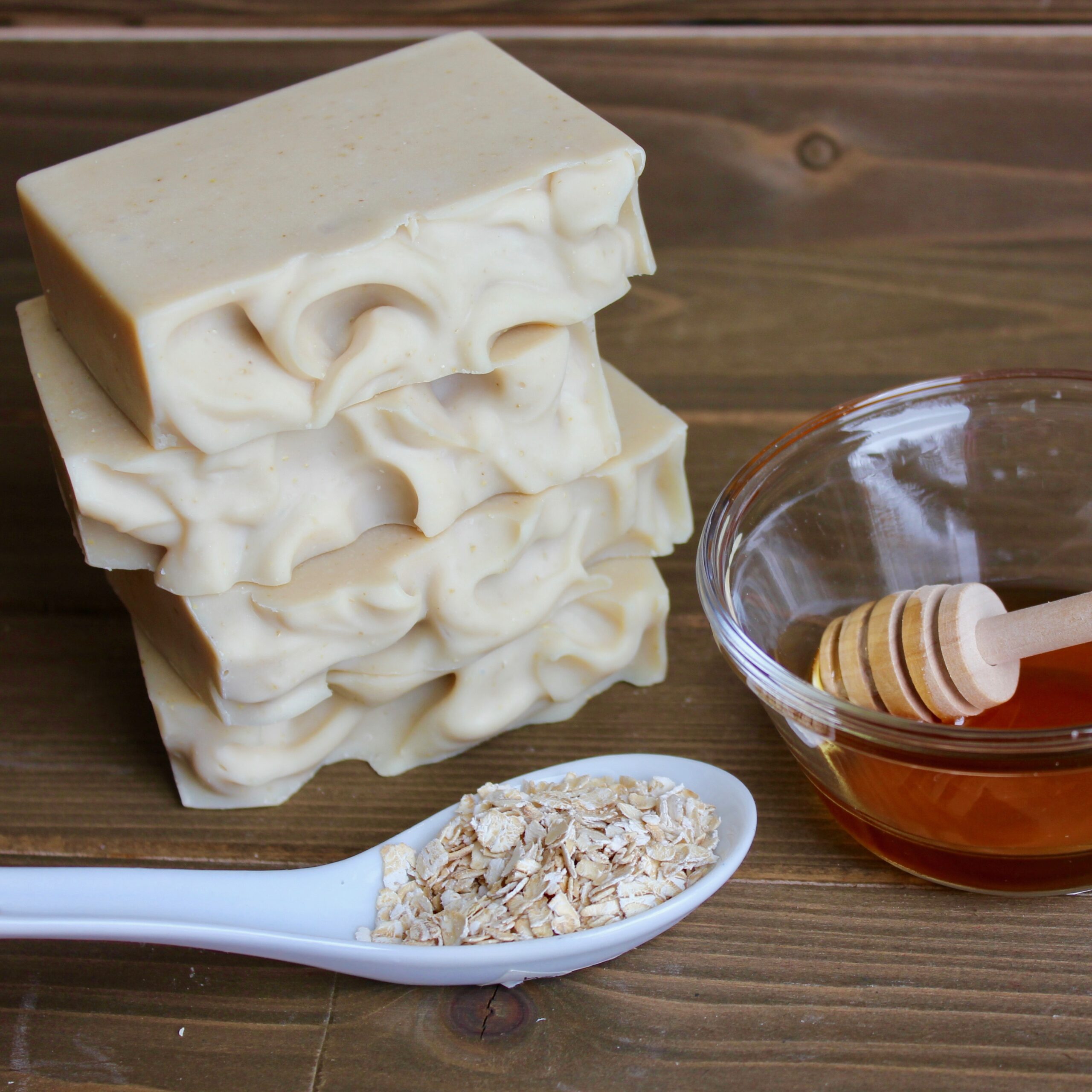 Oatmeal Honey Soap with Goat Milk